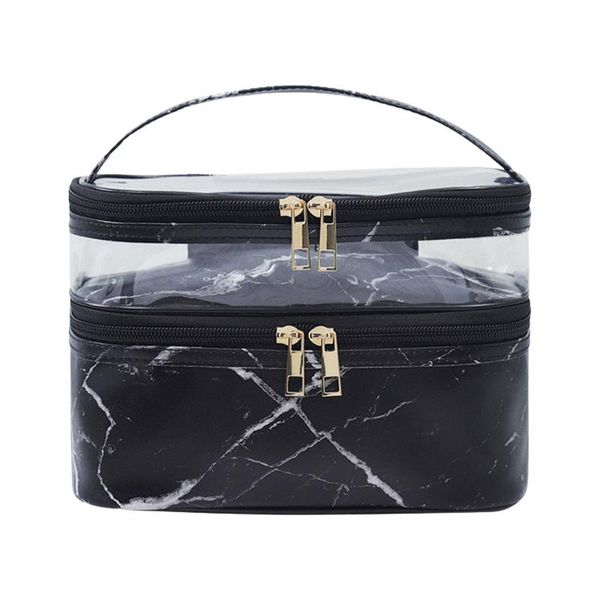 eyebrow tools & stencils travel toiletry bag organizer portable cosmetic makeup for women girls marble double layer storage bags with compar
eyebrow tools & stencils travel toiletry bag organizer portable cosmetic makeup for women girls marble double layer storage bags with compar