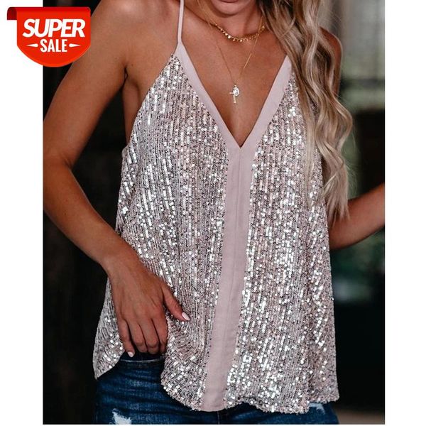 2020 summer women camisole casual v neck sequins strappy tank vest sleeveless solid blouse tee female clothing #yx4k, White
2020 summer women camisole casual v neck sequins strappy tank vest sleeveless solid blouse tee female clothing #yx4k, White