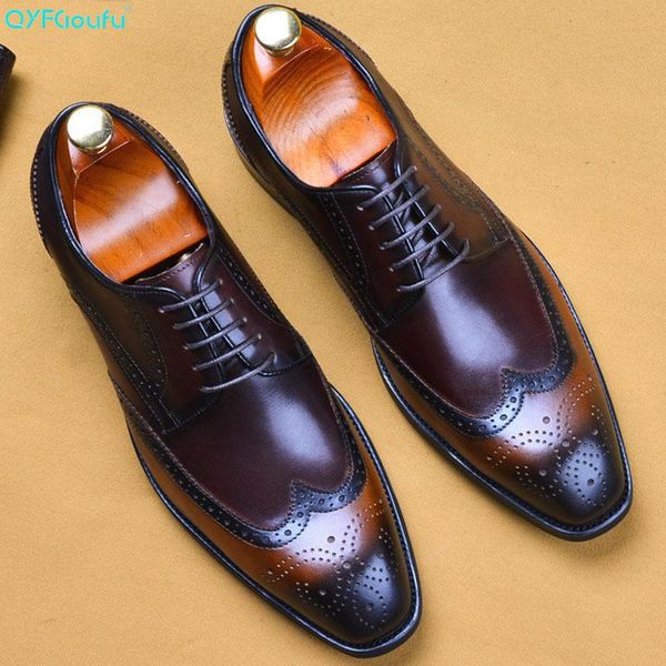 dress shoes qyfcioufu 2021 arrival men's oxford luxury wedding office designer brogue genuine cow leather formal, Black
dress shoes qyfcioufu 2021 arrival men's oxford luxury wedding office designer brogue genuine cow leather formal, Black