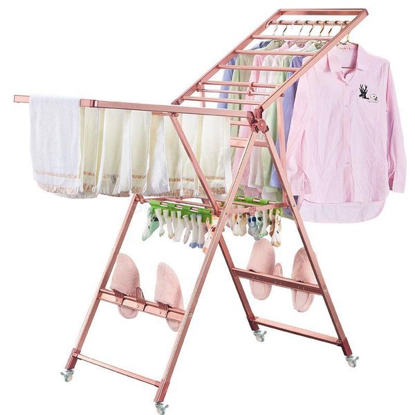 laundry bags 8000 magnesium titanium alloy wing type drying rack floor folding balcony indoor and outdoor quilt cool
laundry bags 8000 magnesium titanium alloy wing type drying rack floor folding balcony indoor and outdoor quilt cool