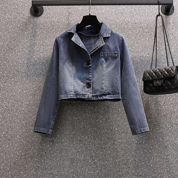 2021 denim plus female size of two suit garments short upper harvest jacket and plied mini skirt combining street cloth clothes 2u8f, Black
2021 denim plus female size of two suit garments short upper harvest jacket and plied mini skirt combining street cloth clothes 2u8f, Black