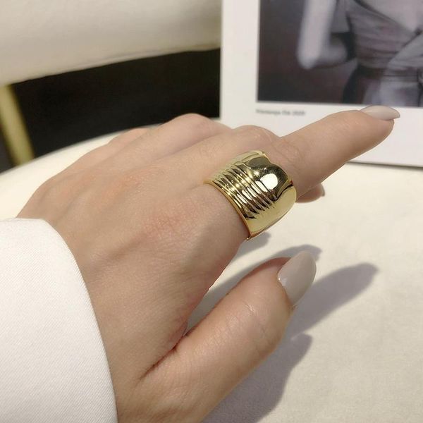 cluster rings morivovog 925 sterling silver hilly lines big wide for women industrial style thick stylish exaggeration jewelry, Golden;silver
cluster rings morivovog 925 sterling silver hilly lines big wide for women industrial style thick stylish exaggeration jewelry, Golden;silver