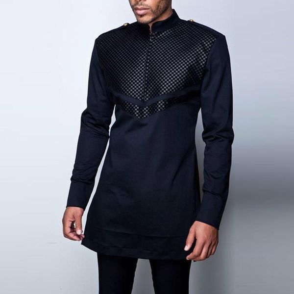 men's casual shirts 2021 t-shirt african dashiki long sleeve patchwork spring fashion mid-length male clothing plus size 4xl black, White;black
men's casual shirts 2021 t-shirt african dashiki long sleeve patchwork spring fashion mid-length male clothing plus size 4xl black, White;black