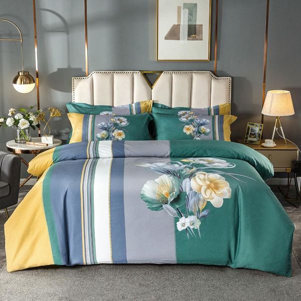 bedding sets 4pcs luxury cotton set flowers printing duvet cover soft fabric sheet including pillowcase with zipper edredón
bedding sets 4pcs luxury cotton set flowers printing duvet cover soft fabric sheet including pillowcase with zipper edredón