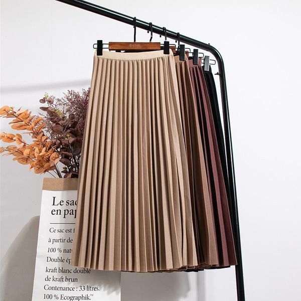 skirts peonfly fashion a line women pleated skirt solid color loose elegant high waist korean style spring autumn 2021, Black
skirts peonfly fashion a line women pleated skirt solid color loose elegant high waist korean style spring autumn 2021, Black