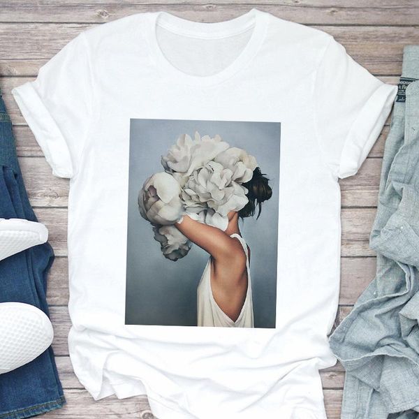 women's t-shirt vintage flowers feather print t shirt gothic round neck short sleeve casual women 2021 harajuku white tshirt
women's t-shirt vintage flowers feather print t shirt gothic round neck short sleeve casual women 2021 harajuku white tshirt