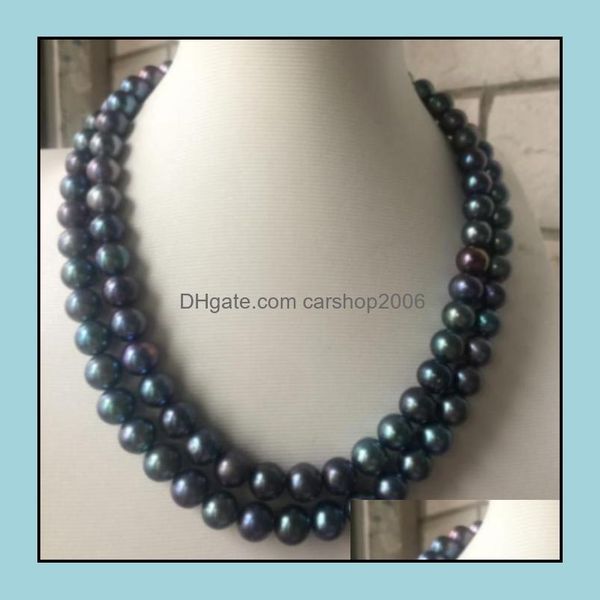 beaded necklaces & pendants jewelry 9-10mm black natural pearl necklace 38inch 925 sier clasp womens gift drop delivery 2021 jx3bp, Silver
beaded necklaces & pendants jewelry 9-10mm black natural pearl necklace 38inch 925 sier clasp womens gift drop delivery 2021 jx3bp, Silver