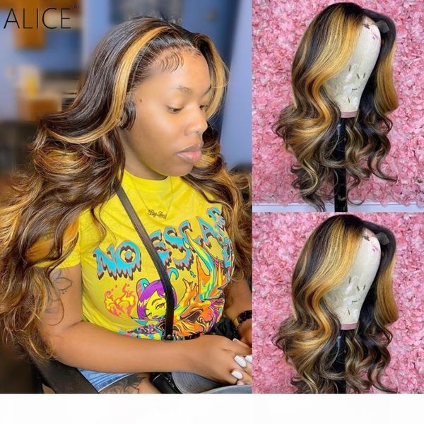 alice highlight wave t-part lace front human hair wigs 150% density scalp closure wigs with baby hair non-remy, Black;brown
alice highlight wave t-part lace front human hair wigs 150% density scalp closure wigs with baby hair non-remy, Black;brown