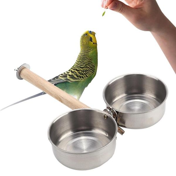 legendog 1pc bird cage bowl set creative double-bowl parrot cup water bowl with perch pet feeding supplies
legendog 1pc bird cage bowl set creative double-bowl parrot cup water bowl with perch pet feeding supplies