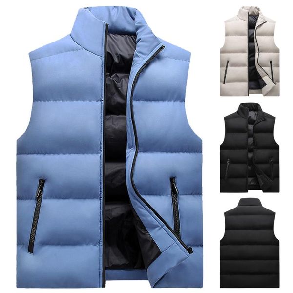 men's vests 2021 autumn winter mens sport outerwear thicken vest waistcoat male slim sleeveless jacket homme coats oversized plus size, Black;white
men's vests 2021 autumn winter mens sport outerwear thicken vest waistcoat male slim sleeveless jacket homme coats oversized plus size, Black;white