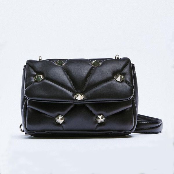 evening bags fashion rivet quilted crossbody bag for women designer brands chian shoulder luxury pu leather messenger small flap sac 
evening bags fashion rivet quilted crossbody bag for women designer brands chian shoulder luxury pu leather messenger small flap sac