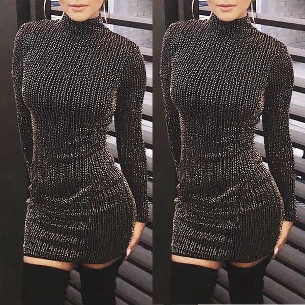 casual dresses 2021 women sequined short mini rhinestone dress bodycon clubwear long sleeve tassel women's clothing, Black;gray
casual dresses 2021 women sequined short mini rhinestone dress bodycon clubwear long sleeve tassel women's clothing, Black;gray