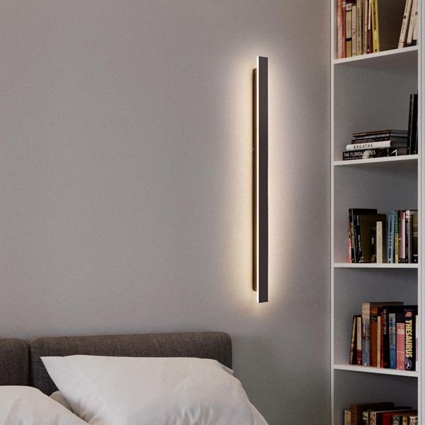 unique design minimalist long strip led wall mounted lamp creative background art-deco light black metal bar length 40/60/80cm
unique design minimalist long strip led wall mounted lamp creative background art-deco light black metal bar length 40/60/80cm