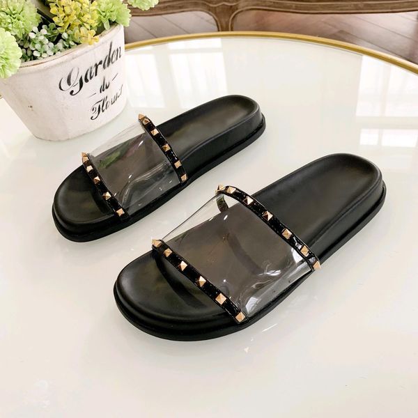 designer women slippers fashion rivet sandals women trend designer rivet slipper with box size 35-40, Black
designer women slippers fashion rivet sandals women trend designer rivet slipper with box size 35-40, Black