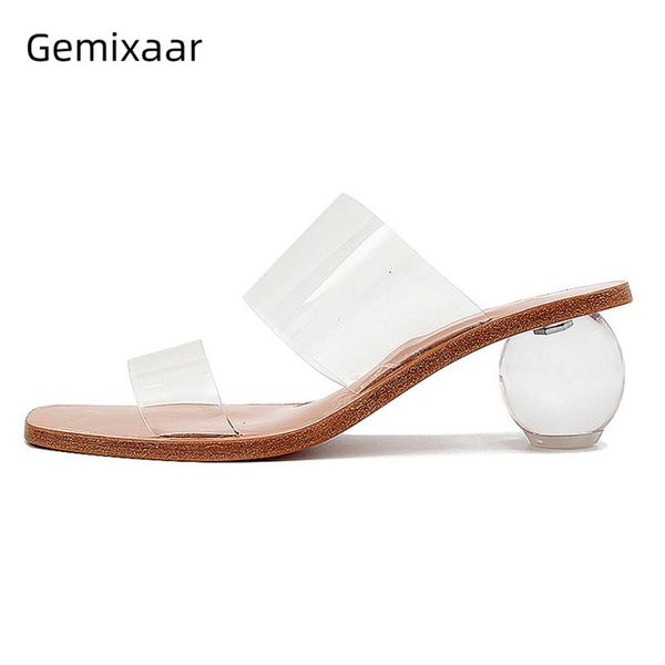 clear crystal spherical heel runway mules for girls lady pvc transparent concise style slingbacks sandals women summer, Black
clear crystal spherical heel runway mules for girls lady pvc transparent concise style slingbacks sandals women summer, Black