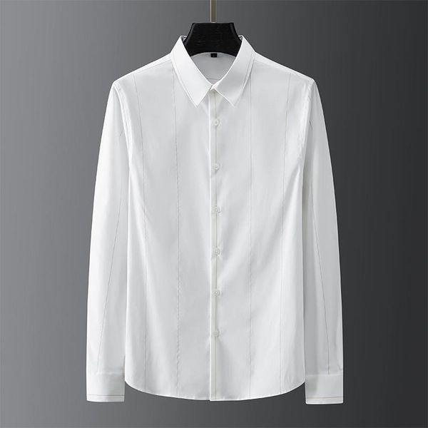 men's casual shirts spring autumn male luxury long sleeve business and mens dress fashion slim fit man 4xl, White;black
men's casual shirts spring autumn male luxury long sleeve business and mens dress fashion slim fit man 4xl, White;black
