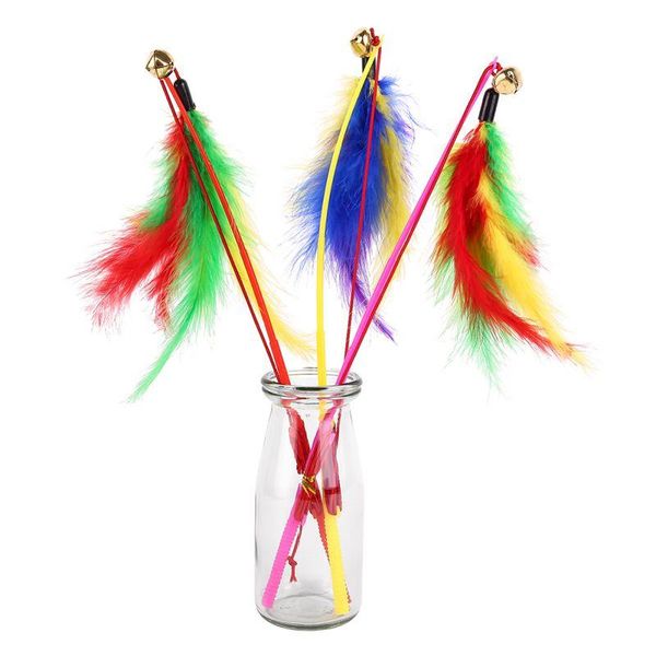 cat toys 3pcs/lot pet interactive toy cute feather stick with bells teaser wand products
cat toys 3pcs/lot pet interactive toy cute feather stick with bells teaser wand products