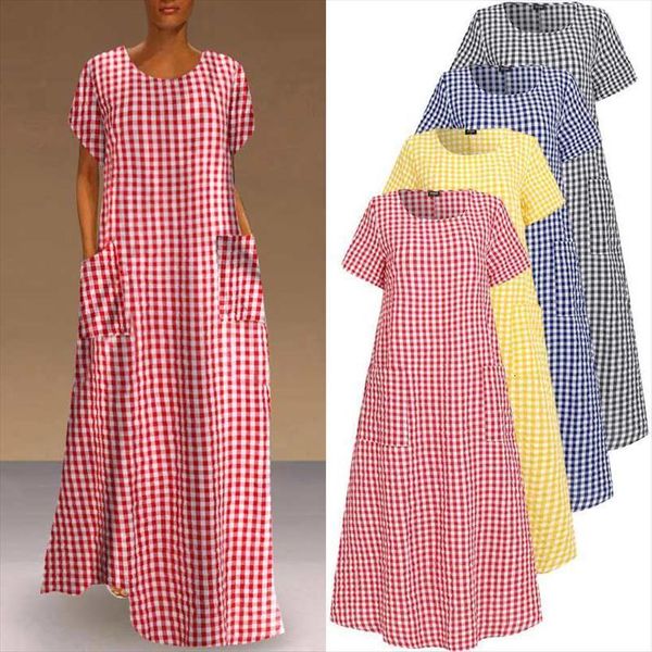 long vintage bohemian maxi women dress loose sundress plaid printed casual robe femme vestido, Black;gray
long vintage bohemian maxi women dress loose sundress plaid printed casual robe femme vestido, Black;gray