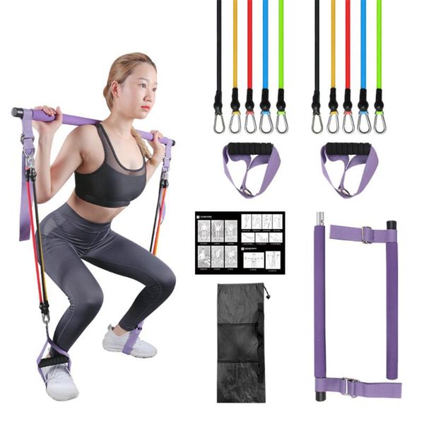 resistance bands multifunctional pilates bar kit adjustable band for yoga fitness stretching exercises
resistance bands multifunctional pilates bar kit adjustable band for yoga fitness stretching exercises