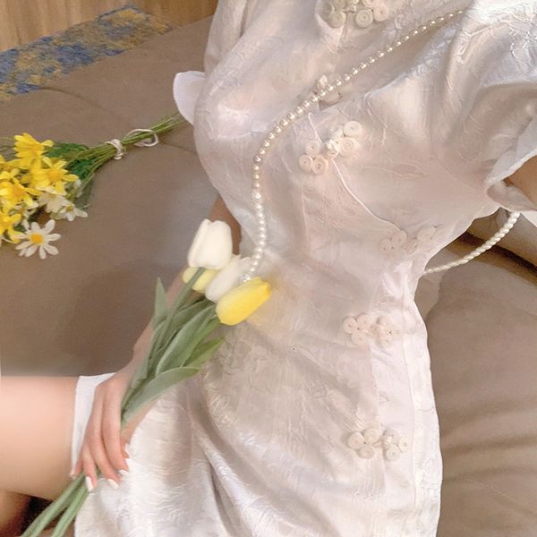 luxury casual dresses cheongsam modified women's 2021 summer long drs french court style skirt, Black;gray
luxury casual dresses cheongsam modified women's 2021 summer long drs french court style skirt, Black;gray