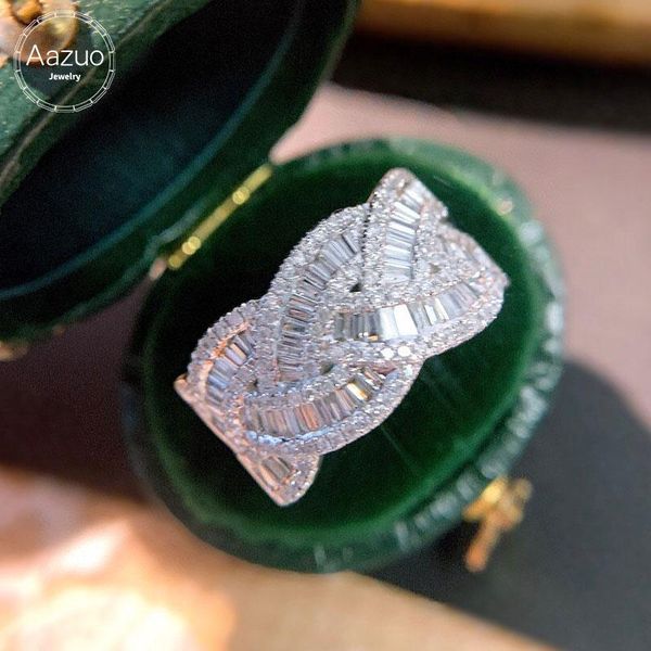 cluster rings aazuo 100% 18k original white gold au750 real diamond 0.65ct luxury flowe ring for woman fine jewelry fashion gift birthd, Golden;silver
cluster rings aazuo 100% 18k original white gold au750 real diamond 0.65ct luxury flowe ring for woman fine jewelry fashion gift birthd, Golden;silver