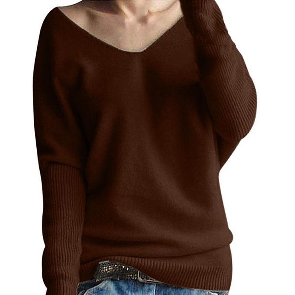 women's sweaters womail woman v neck women solid knitted loose autumn winter clothing casual pulover femininos de inverno 705#3, White;black
women's sweaters womail woman v neck women solid knitted loose autumn winter clothing casual pulover femininos de inverno 705#3, White;black