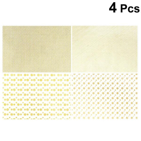 other arts and crafts 4pcs gift wrapping paper roll gold star dot stripe wave for birthday holiday wedding wrap(50x70cm)
other arts and crafts 4pcs gift wrapping paper roll gold star dot stripe wave for birthday holiday wedding wrap(50x70cm)