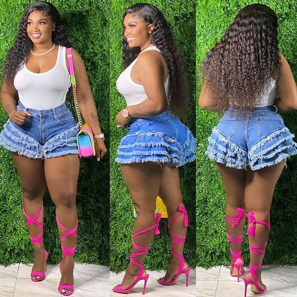 women's jeans summer high waisted denim shorts women 2021 est push up plus size layer tassel ruffles ripped flared slim jean, Blue
women's jeans summer high waisted denim shorts women 2021 est push up plus size layer tassel ruffles ripped flared slim jean, Blue