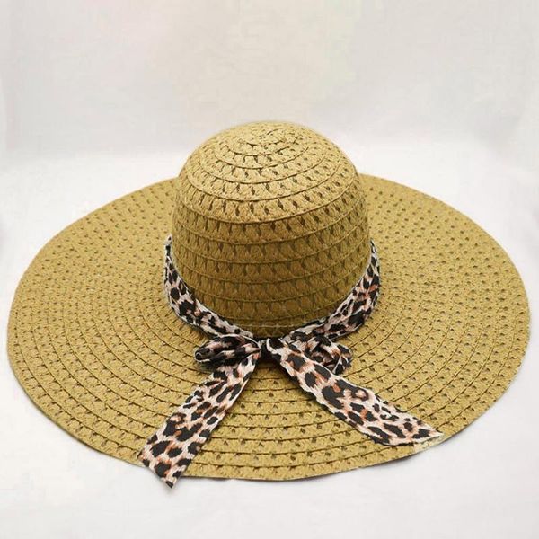 wide brim hats ribbon leopard chapeau femme fashion sun for women girls floppy straw hat summer bohemia beach cap #py, Blue;gray
wide brim hats ribbon leopard chapeau femme fashion sun for women girls floppy straw hat summer bohemia beach cap #py, Blue;gray
