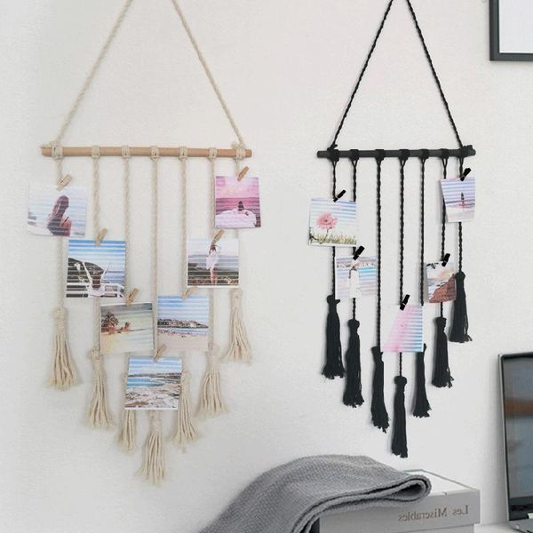 frames bohemian style woven tapestry tassel po clip nordic home decoration wall hanging handmade
frames bohemian style woven tapestry tassel po clip nordic home decoration wall hanging handmade