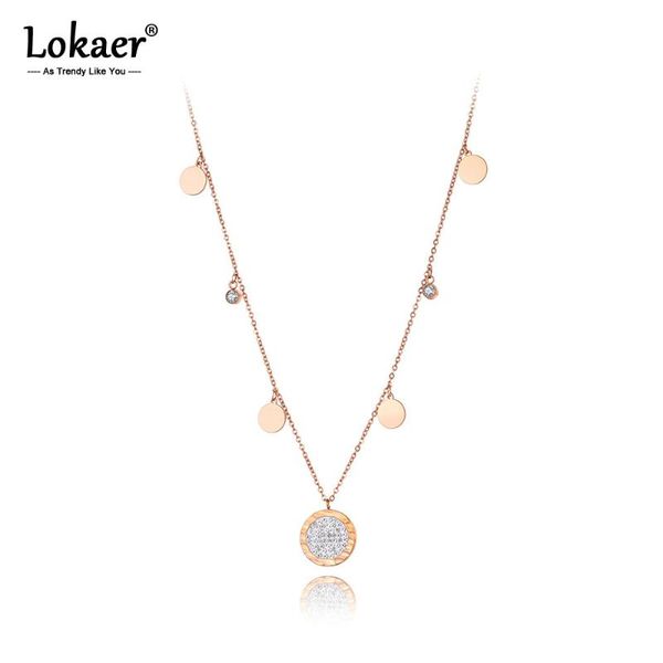 chokers lokaer original design stainless steel cz crystal round charm choker necklaces for women girls bohemia pendant necklace n20231, Golden;silver
chokers lokaer original design stainless steel cz crystal round charm choker necklaces for women girls bohemia pendant necklace n20231, Golden;silver