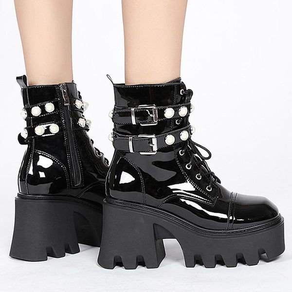 boots ankle women shoes on platform punk gothic high heels metal decoration zipper boot female spring/autumn 2021, Black
boots ankle women shoes on platform punk gothic high heels metal decoration zipper boot female spring/autumn 2021, Black