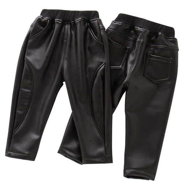 leather pants for boys solid color girls trousers mid wiat children's spring autumn toddler clothes girl 210528, Blue
leather pants for boys solid color girls trousers mid wiat children's spring autumn toddler clothes girl 210528, Blue