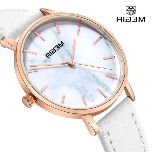 megir brand luxury women's watches ultra-thin ladies watch women casual clock fashion relogio feminino, Slivery;brown
megir brand luxury women's watches ultra-thin ladies watch women casual clock fashion relogio feminino, Slivery;brown