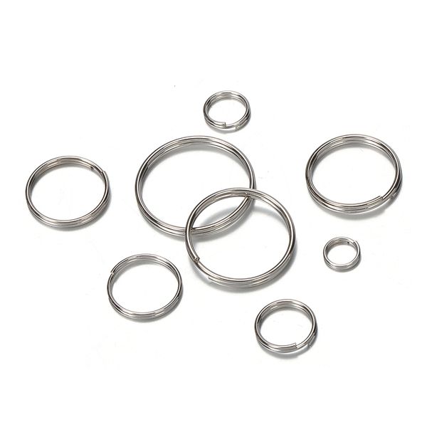 50pcs/lot metal keyring blank circle for diy keychain jewelry making findings 6-20mm key holder split ring circles accessories, Silver
50pcs/lot metal keyring blank circle for diy keychain jewelry making findings 6-20mm key holder split ring circles accessories, Silver