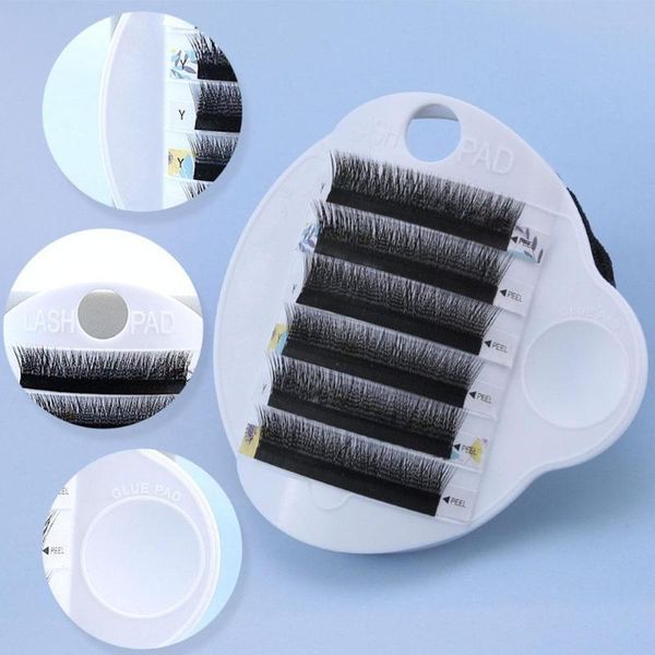 false eyelashes fake eyelash tray strip stand 3 in 1 adhesive pallet holder pad with belt forehead hand plate for eye lashes extensions
false eyelashes fake eyelash tray strip stand 3 in 1 adhesive pallet holder pad with belt forehead hand plate for eye lashes extensions