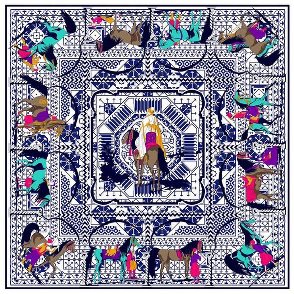 scarves 130cm winter square scarf horse big twill silk women kerchief fashion for ladies shawl echarpe, Blue;gray
scarves 130cm winter square scarf horse big twill silk women kerchief fashion for ladies shawl echarpe, Blue;gray