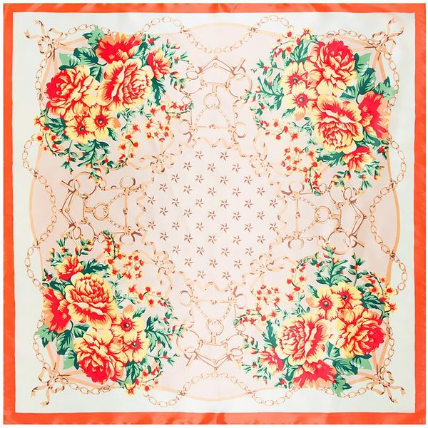 scarves arrival 90cm*90cm2021 big size silk square scarf women brand metal chain flowers fashion shawl hijab, Blue;gray
scarves arrival 90cm*90cm2021 big size silk square scarf women brand metal chain flowers fashion shawl hijab, Blue;gray
