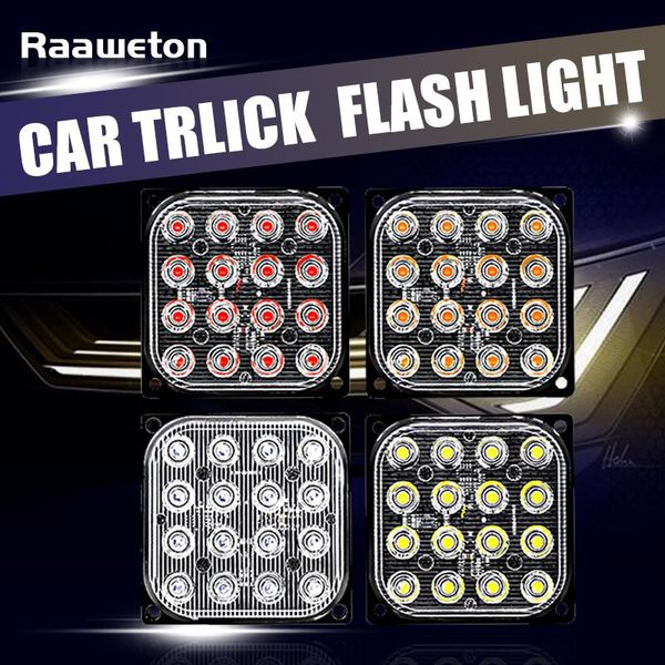 emergency lights 1pcs 16led car strobe warning light 12v 24v square work spotlight flood suv off-road truck trailer beacon lamp
emergency lights 1pcs 16led car strobe warning light 12v 24v square work spotlight flood suv off-road truck trailer beacon lamp