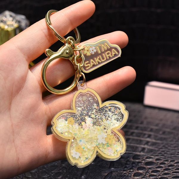 keychains creative acrylic quicksand into oil cherry blossom key chain cute couple bag pendant keyfob floating liquid sakura keychain gift, Silver
keychains creative acrylic quicksand into oil cherry blossom key chain cute couple bag pendant keyfob floating liquid sakura keychain gift, Silver