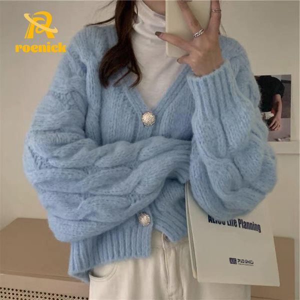 women's knits & tees roenick women v neck elegant chic cardigans sweaters stydents autumn all-match knit female loose sweet pearl butto, White
women's knits & tees roenick women v neck elegant chic cardigans sweaters stydents autumn all-match knit female loose sweet pearl butto, White