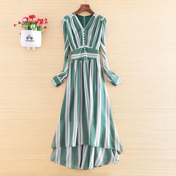 casual dresses hi-end spring and summer 2021 women striped dress elegant lady slim v-neck a-line party s-xxl, Black;gray
casual dresses hi-end spring and summer 2021 women striped dress elegant lady slim v-neck a-line party s-xxl, Black;gray