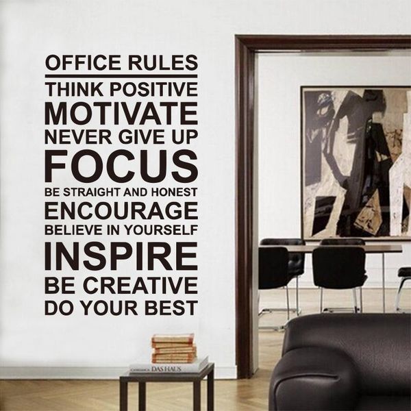 wall stickers carved art poster office rules actively focus on teamwork business decoration inspirational sticker mural z818
wall stickers carved art poster office rules actively focus on teamwork business decoration inspirational sticker mural z818
