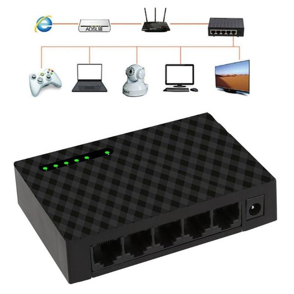 hubs multifunction rj45 mini 5-ports fast ethernet network black switch hub for deskpc usb splitter eu plug
hubs multifunction rj45 mini 5-ports fast ethernet network black switch hub for deskpc usb splitter eu plug