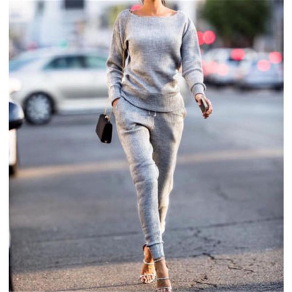 women's tracksuits zoulv 2021 solid color pullover hoodies sets sweatshirt long sleeve suit casual women two piece set and pants, Gray
women's tracksuits zoulv 2021 solid color pullover hoodies sets sweatshirt long sleeve suit casual women two piece set and pants, Gray