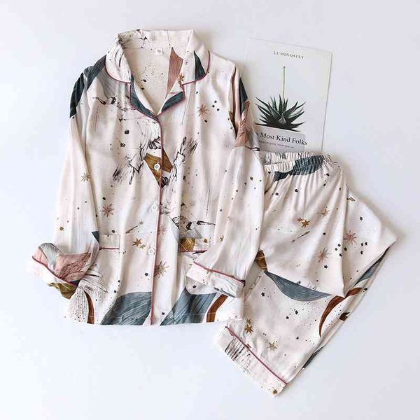 spring / summer 100% viscose long-sleeved trousers ladies pajamas suit simple style long pajamas women's home service 210708, Black;red
spring / summer 100% viscose long-sleeved trousers ladies pajamas suit simple style long pajamas women's home service 210708, Black;red