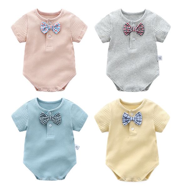 romper baby bottom shirt candy baby clothes baby boy romper newborn boy, Blue