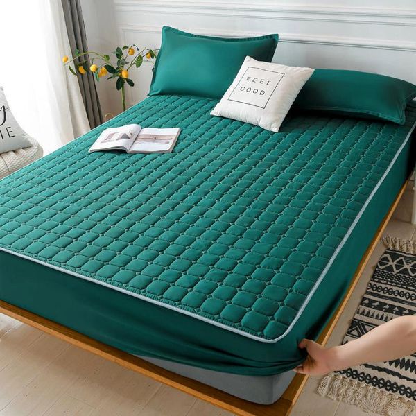 sheets & sets justchic quilted thickened mattress cover solid color fitted sheet with elastic band 360° wrapped bedspread (no case)
sheets & sets justchic quilted thickened mattress cover solid color fitted sheet with elastic band 360° wrapped bedspread (no case)