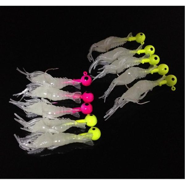 1pc 5g & 6.35g luminous shrimp jigs fishing hooks lead + pvc fishing lure soft baits & lures pesca fishing tackle jllnfr xmh_home
1pc 5g & 6.35g luminous shrimp jigs fishing hooks lead + pvc fishing lure soft baits & lures pesca fishing tackle jllnfr xmh_home