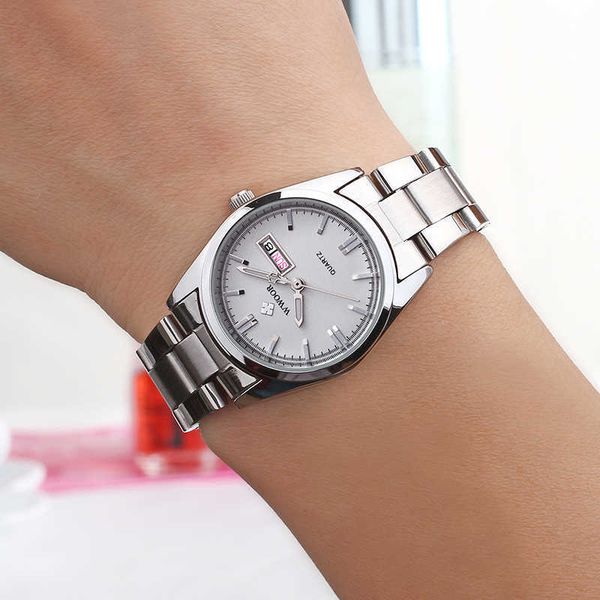 montre femme 2021 wwoor fashion ladies watches waterproof quartz silver clock women automatic date dress wrist watch reloj mujer, Slivery;brown
montre femme 2021 wwoor fashion ladies watches waterproof quartz silver clock women automatic date dress wrist watch reloj mujer, Slivery;brown